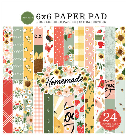 Carta Bella - Homemade 6"x6" Paper Pad