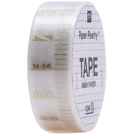 Paper Poetry by Rico Design slim Washi Tape: timeline