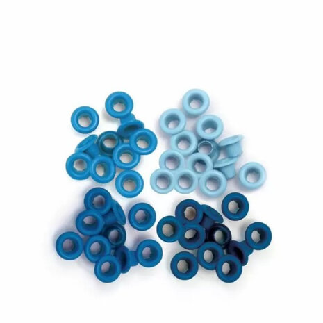 We R Memory Keepers - Crop-A-Dile Standard Eyelets: Blue
