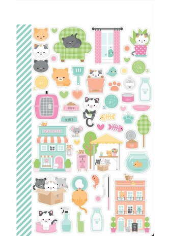 Doodlebug - Mini Icons Stickers: Pretty Kitty