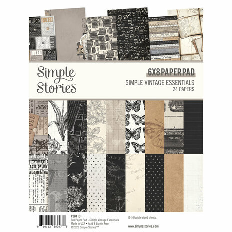 Simple Stories - 6"x8" Paper Pad: Simple Vintage Essentials