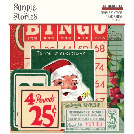 Simple Stories - Simple Vintage Dear Santa Ephemera