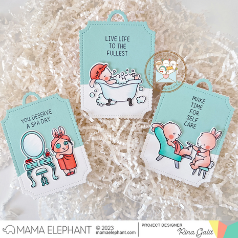 Mama Elephant - Clear Stamps: SPA DAY