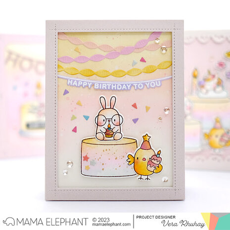 Mama Elephant - Clear Stamps: CELEBRATION CAKE