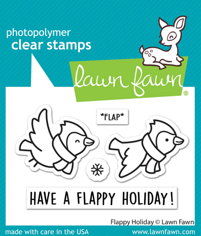 Lawn Fawn - Clear Stamps: Flappy Holiday