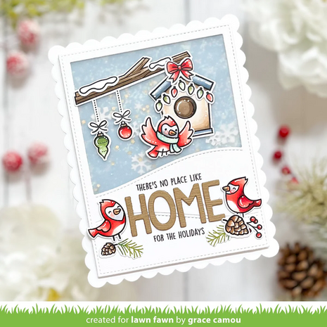 Lawn Fawn - Clear Stamps: Flappy Holiday