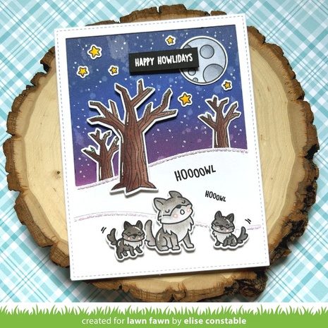 Lawn Fawn - Clear Stamps: Wild Wolves