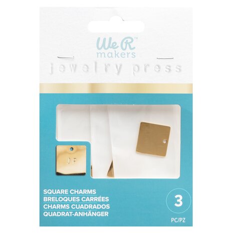 We R Makers - Jewelry Press Square Charms