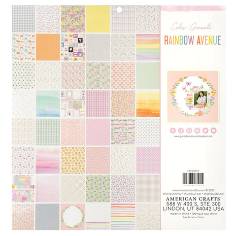 Celes Gonzalo - Rainbow Avenue 12x12 Inch Paper Pad
