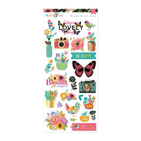 American Crafts - April and Ivy Stickers