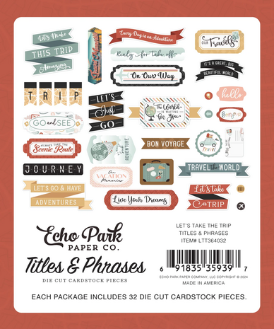 Echo Park - Titles & Phrases: Let's Take The Trip
